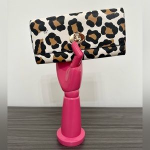 Coach Turnlock Ocelot Envelope Wallet